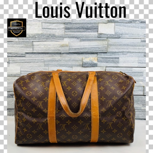 Louis Vuitton travel bag sac souple 45 monogram